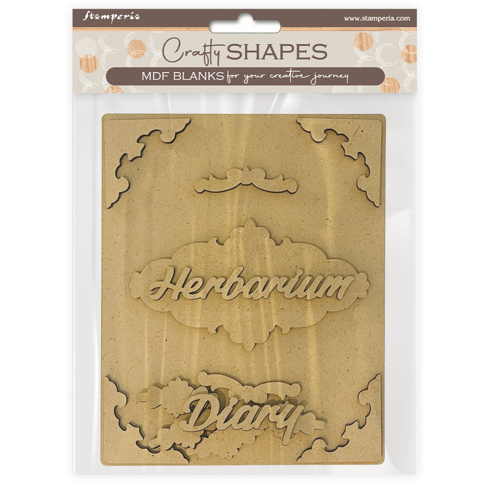 Stamperia Herbarium Silvae Diary Cover Crafty Shapes klsm75
