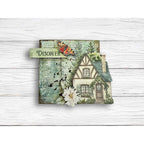 Stamperia Herbarium Silvae Mini A6 Rice Paper dfsa6x02 butterfly