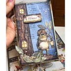 Stamperia Hidden Grove 8x8 Paper Pad sbbs124 frog