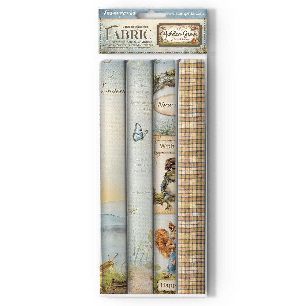 Stamperia Hidden Grove Fabric Sheets sbplt43
