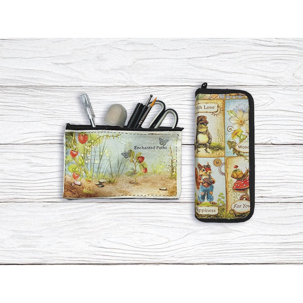 Stamperia Hidden Grove Fabric Sheets sbplt43 case