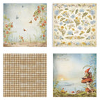 Stamperia Hidden Grove Fabric Sheets sbplt43 sheets