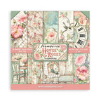 Stamperia House Of Roses 8x8 Paper Pad sbbs08
