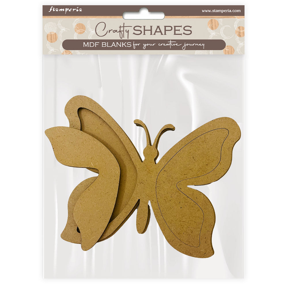 Stamperia House Of Roses Papillons Crafty Shapes klsm43
