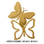 Stamperia House Of Roses Papillons Crafty Shapes klsm43 pieces
