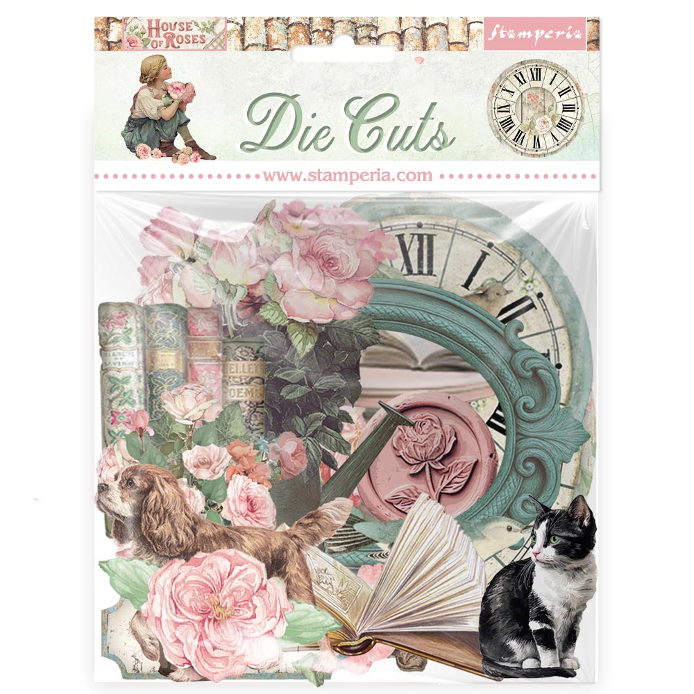 Stamperia House of Roses Die Cuts dfldc132