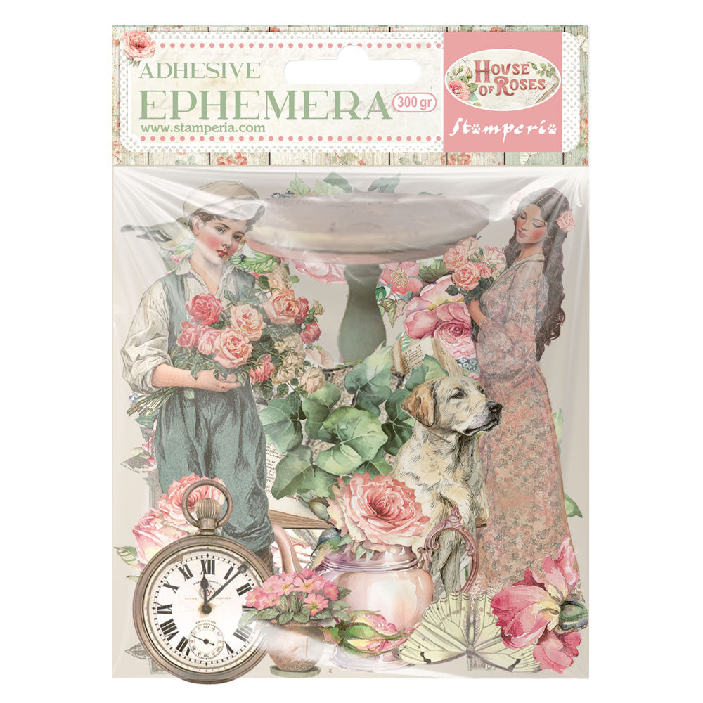 Stamperia House of Roses Ephemera dflct80