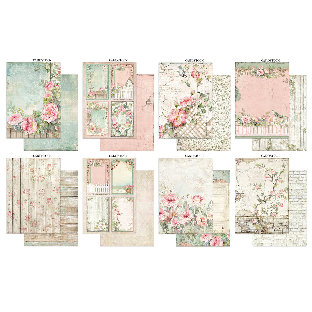 Stamperia House of Roses Junk Journal sbjk19 cardstock