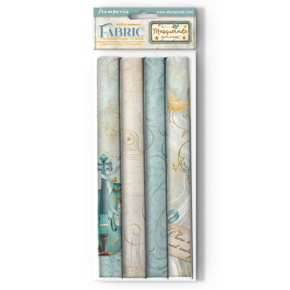Stamperia Masquerade Fabric Sheets sbplt41
