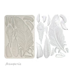 Stamperia Masquerade Feathers Silicone Mold A5 kacma552
