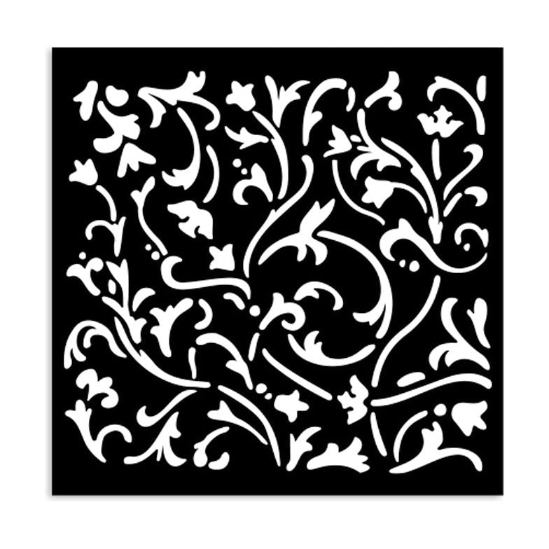 Stamperia Masquerade Ornaments Small Stencil kstds11
