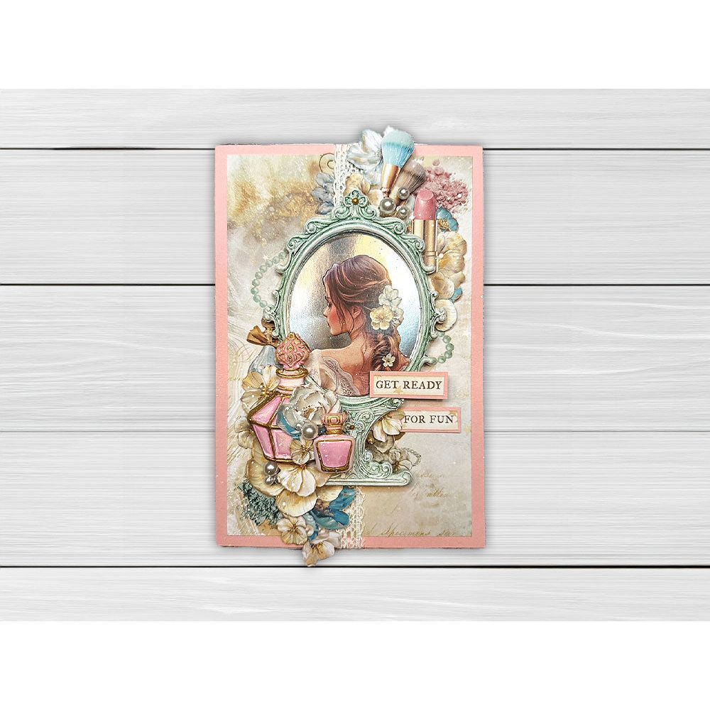 Stamperia Masquerade Paper Cut Outs sbbct08 get ready