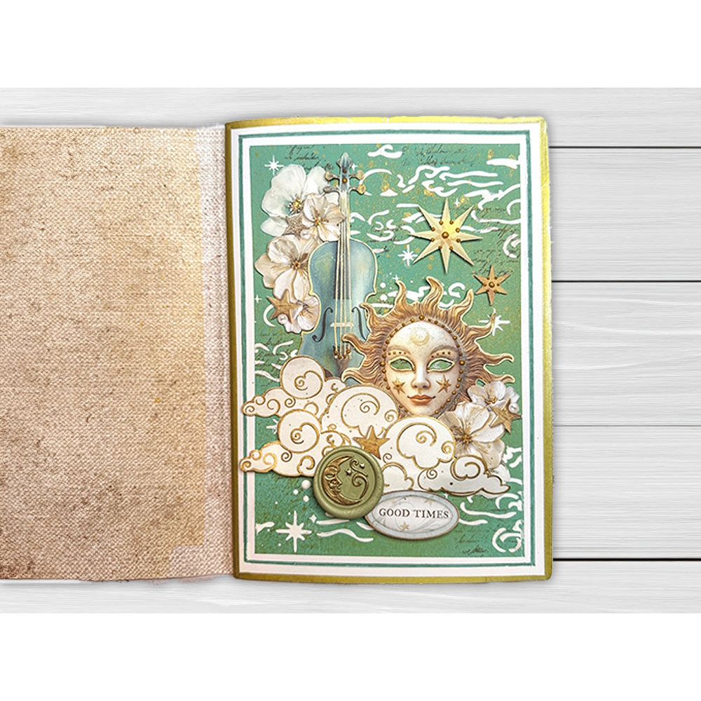 Stamperia Masquerade Paper Cut Outs sbbct08 sun