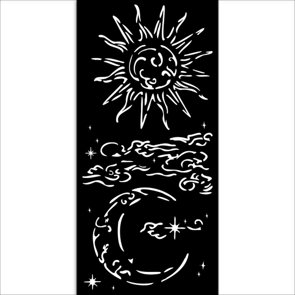 Stamperia Masquerade Sun And Moon Stencil kstdl112

