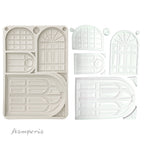 Stamperia Masquerade Windows Silicone Mold A5 kacma554
