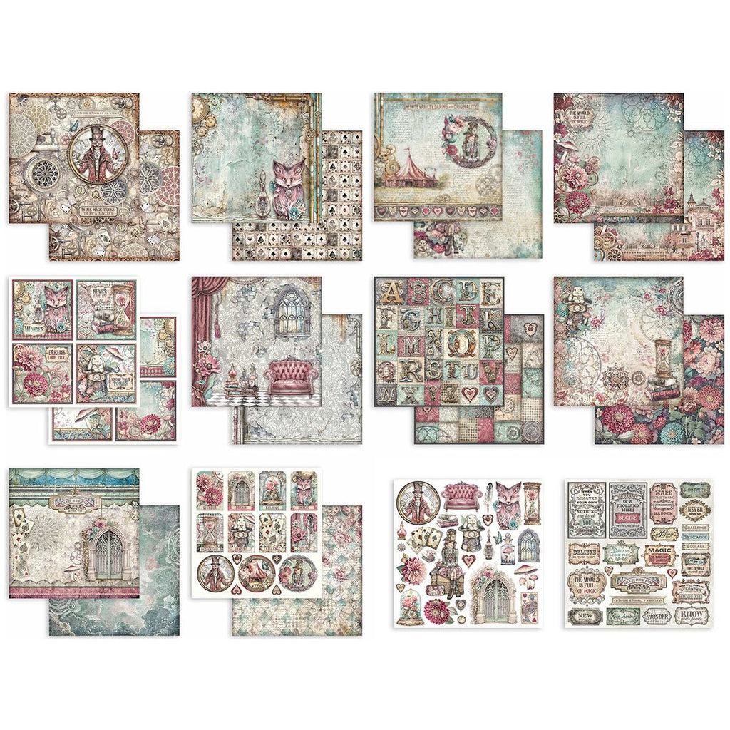 Stamperia Master Of Magic 12x12 Paper sbbl166 sheets