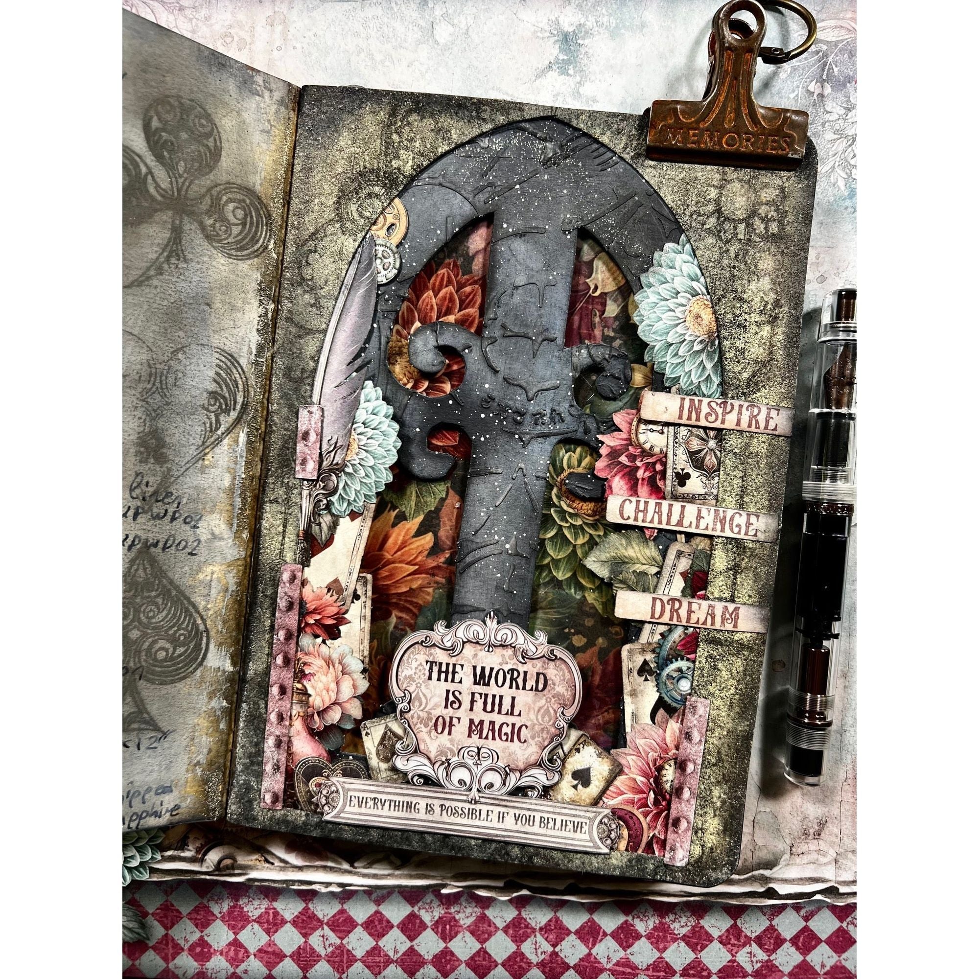 Stamperia Master Of Magic 8x8 Paper sbbs122 magic