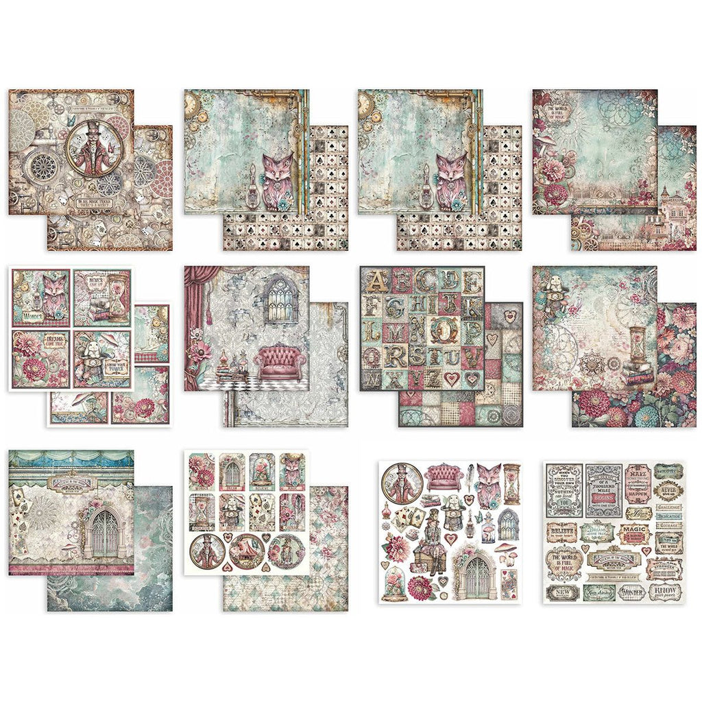 Stamperia Master Of Magic 8x8 Paper sbbs122 sheets