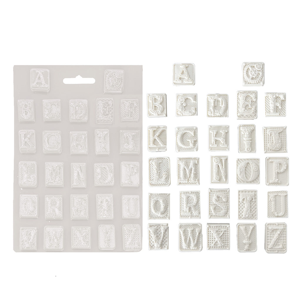 Stamperia Master Of Magic Alphabet Soft Mold A4 k3pta4589
