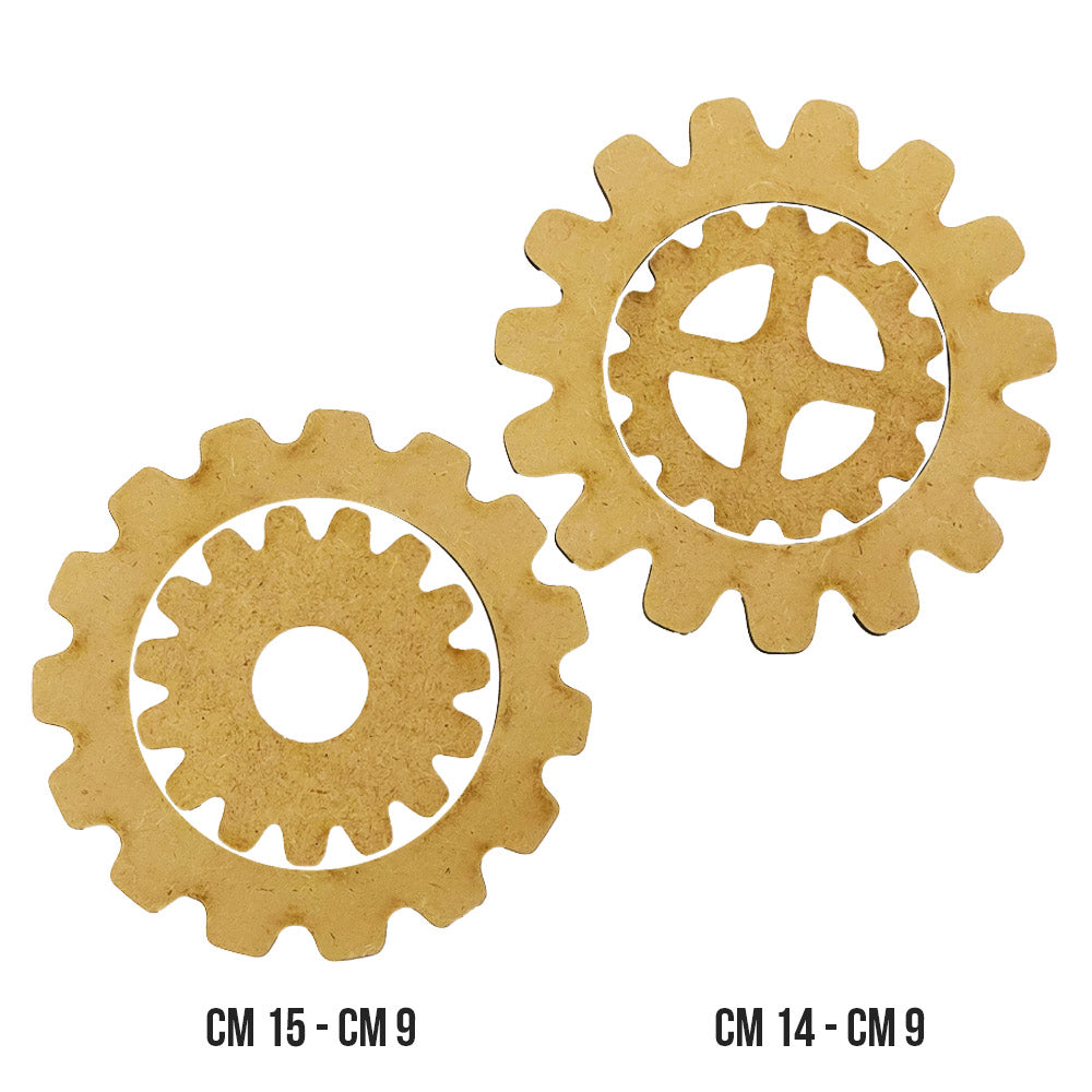 Stamperia Master Of Magic Gears Crafty Shapes klsm37 pieces