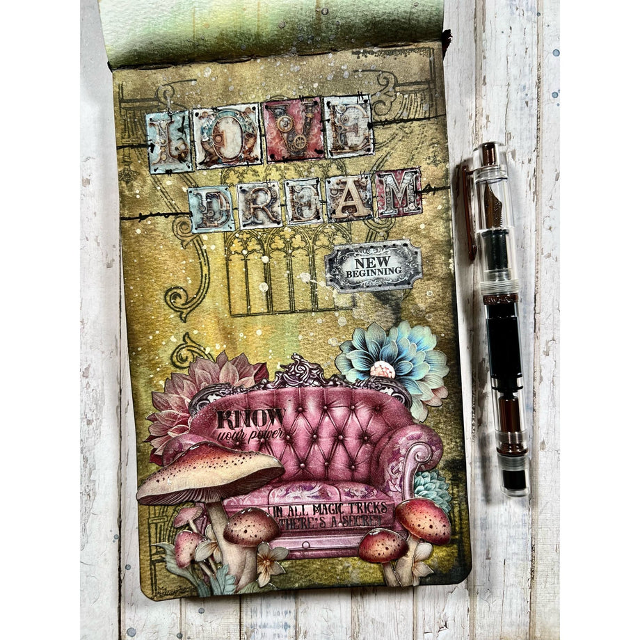 Carta Per Scrapbooking Stamperia - 20.3x20.3 Cm, Doppia Faccia, Acid Free, Tema Magia - Foto 10