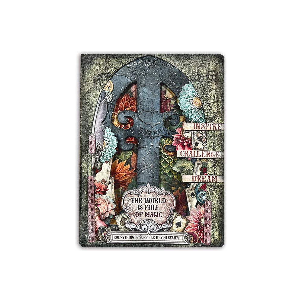 Stamperia Master Of Magic Maxi Background Selection 12x12 Paper sbbl167 magic