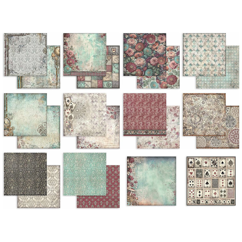 Stamperia Master Of Magic Maxi Background Selection 12x12 Paper sbbl167 sheets