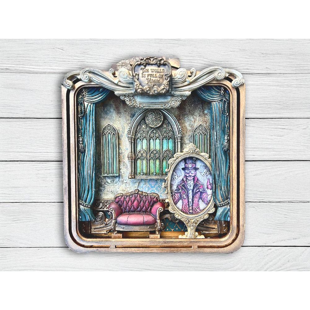 Stamperia Master Of Magic Tapestry Stencil kstd173 mold