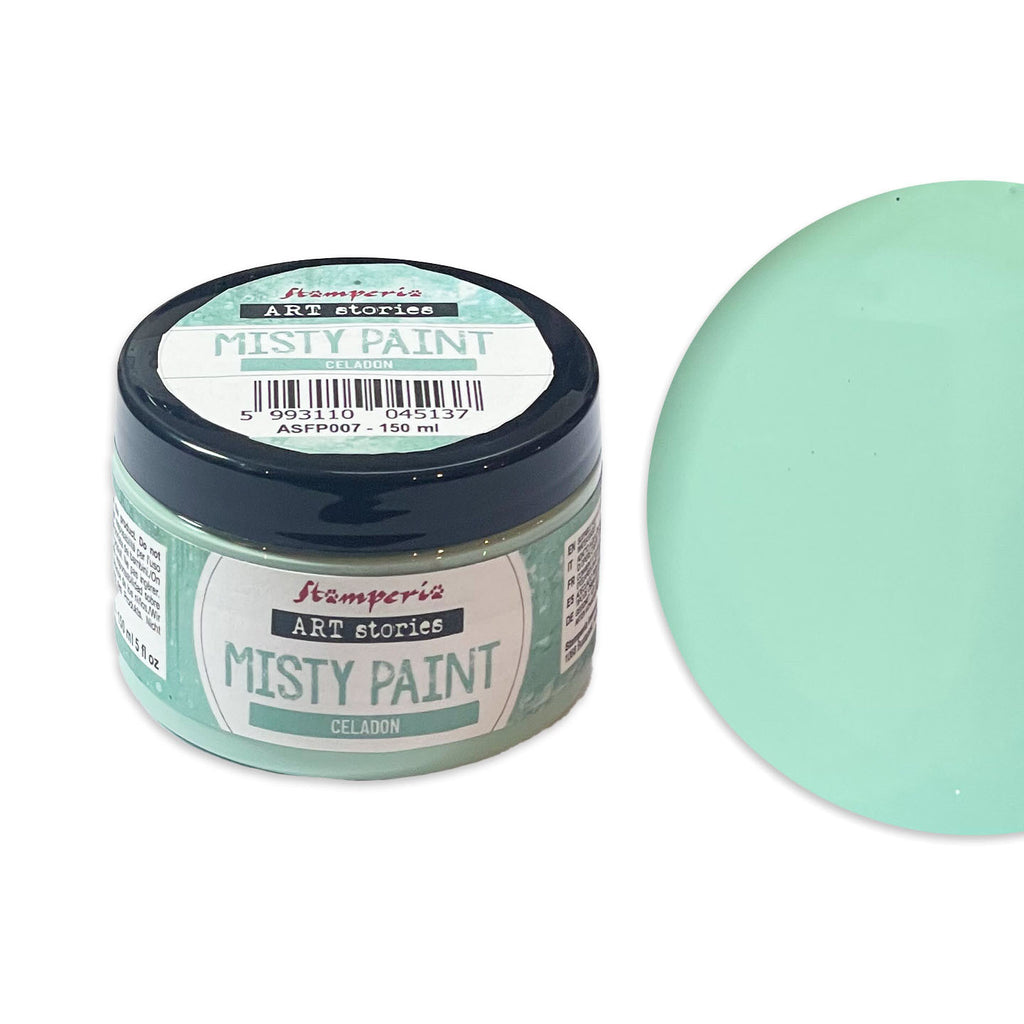 Stamperia Misty Paint Celadon asfp007