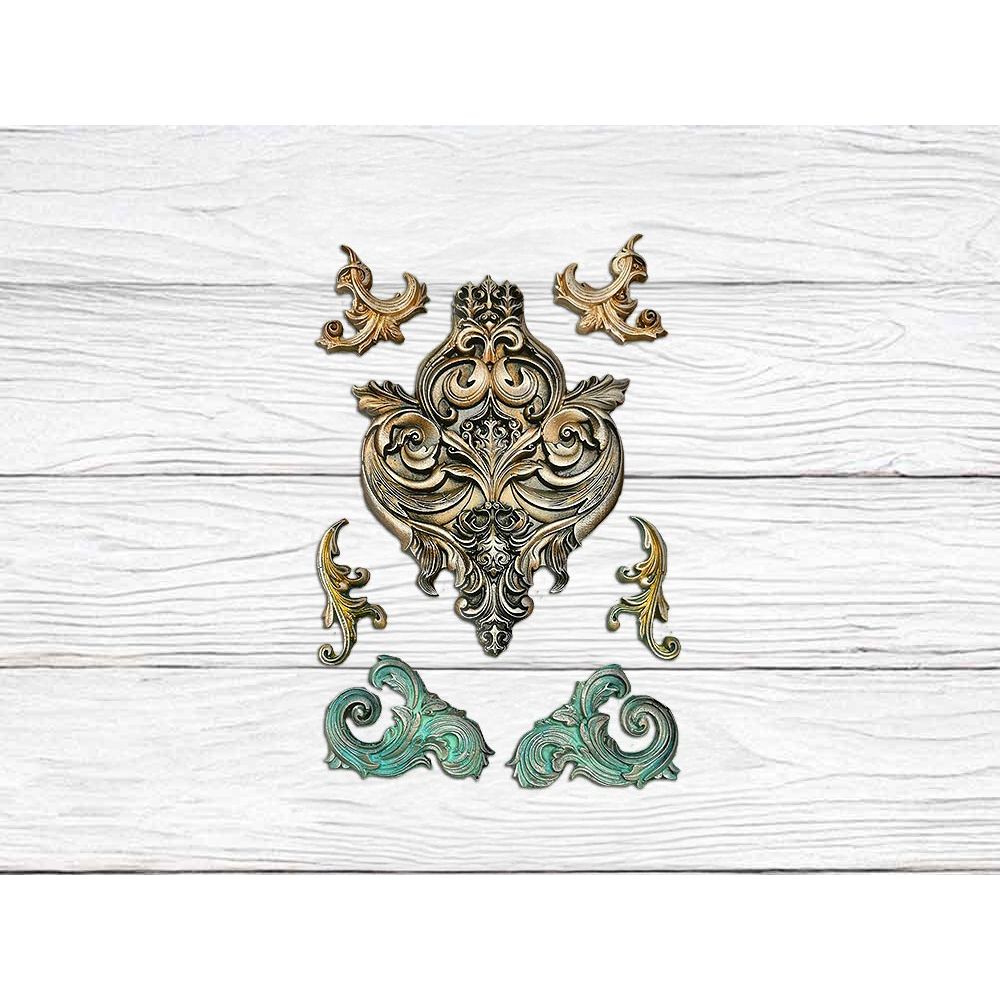 Stamperia Misty Paint Celadon asfp007 mold