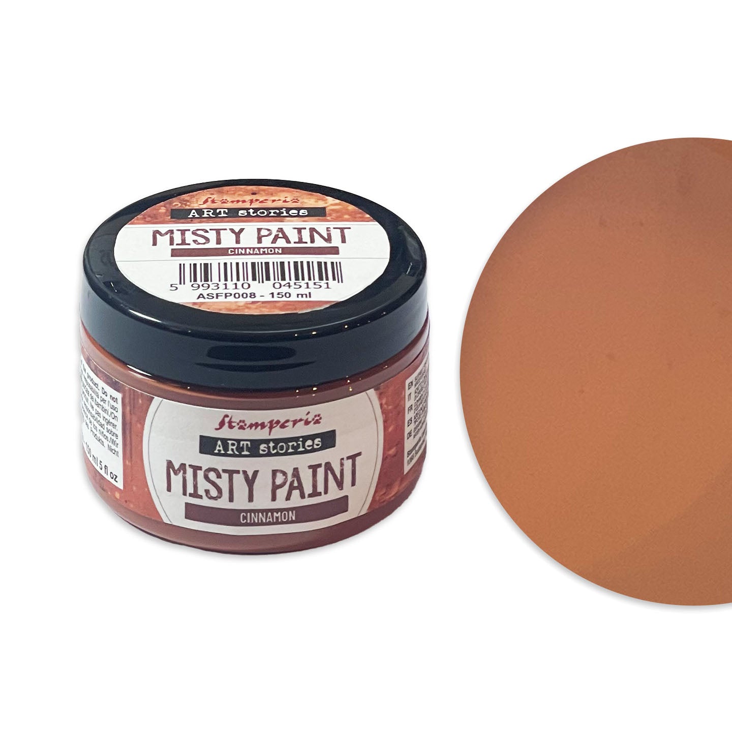 Stamperia Misty Paint Cinnamon asfp008