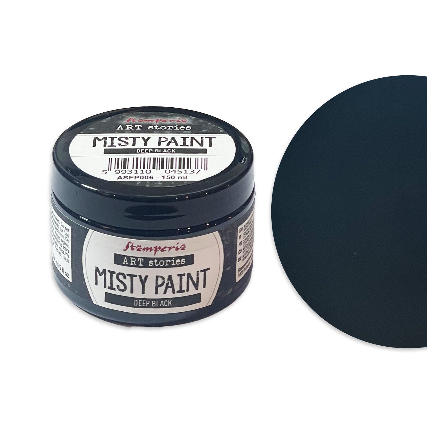 Stamperia Misty Paint Deep Black asfp006