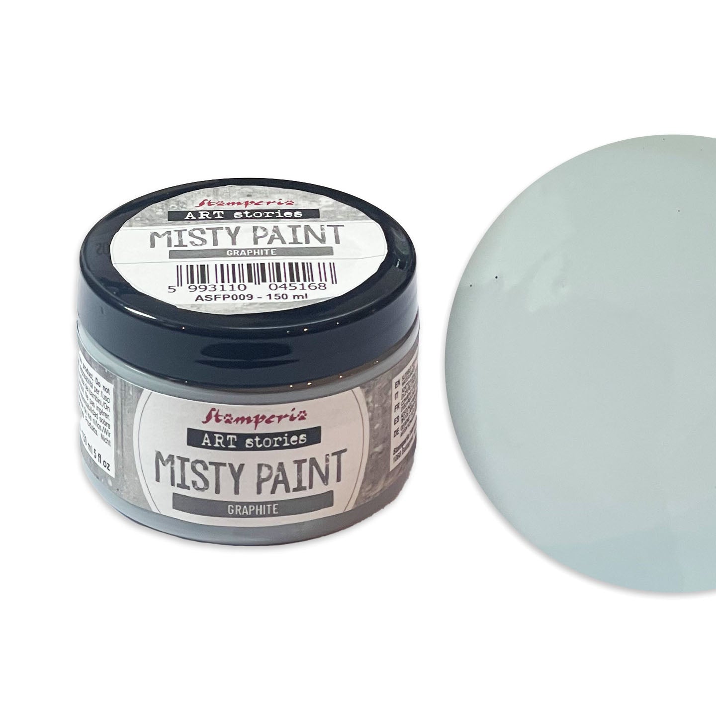 Stamperia Misty Paint Graphite asfp009