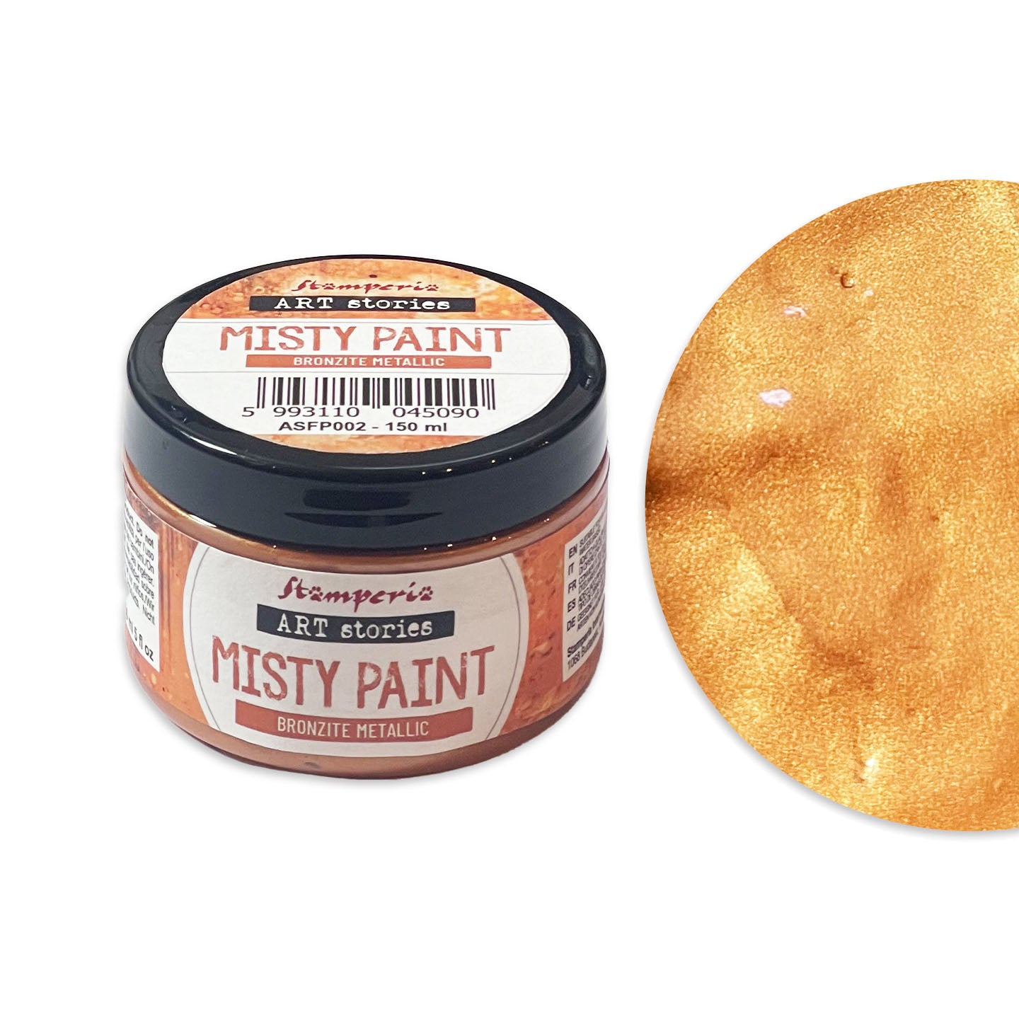 Stamperia Misty Paint Metallic Bronzite asfp002