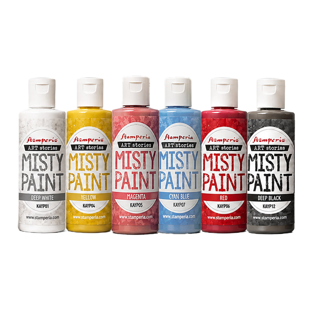 Stamperia Misty Primary Colors kaypx01