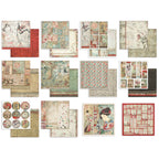Stamperia ORIENTAL GARDEN 8x8 Paper sbbs09 sheets