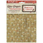 Stamperia Oriental Garden A6 Backgrounds Rice Paper dfsak6057