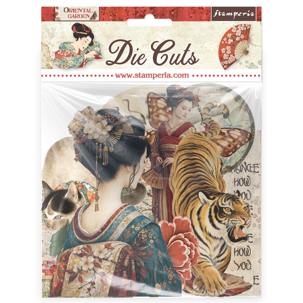 Stamperia Oriental Garden Die Cuts dfldc139