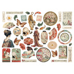 Stamperia Oriental Garden Die Cuts dfldc139 fish