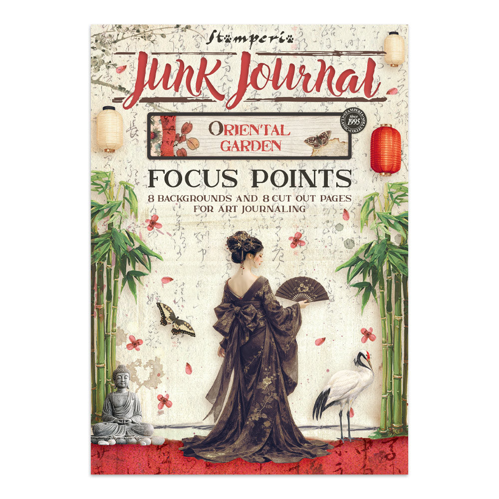 Stamperia Oriental Garden Junk Journal Focus Points sbjks05