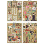 Stamperia Oriental Garden Junk Journal sbjk26 die cuts