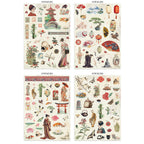 Stamperia Oriental Garden Junk Journal sbjk26 stickers