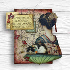 Stamperia Oriental Garden Rub On Kit dflrbx19 flowers