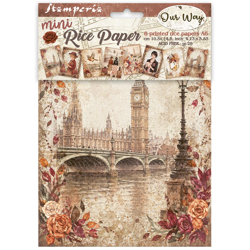 Stamperia Our Way A6 Rice Paper dfsa6x12