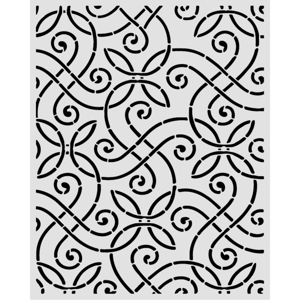 Stamperia Our Way Artistic Pattern Stencil kstd224
