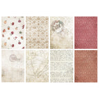 Stamperia Our Way Backgrounds A6 Rice Paper dfsak6061 sheets