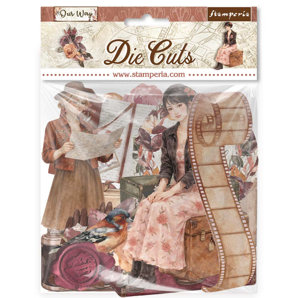 Stamperia Our Way Die Cuts dfldc143 photo strip
