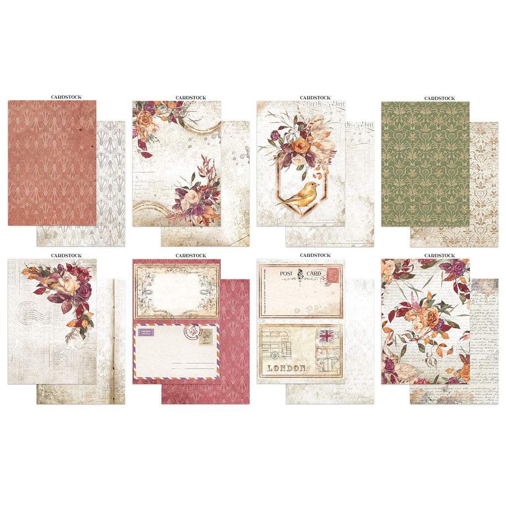 Stamperia Our Way Focus Points Junk Journal sbjks09 cardstock