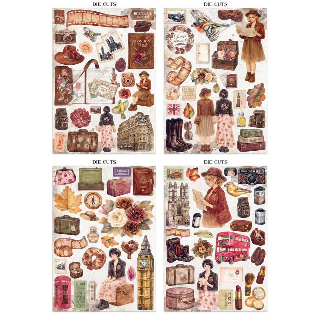 Stamperia Our Way Junk Journal sbjk30 die cuts