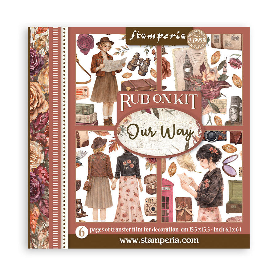 Stamperia Our Way Rub Ons dflrbx23